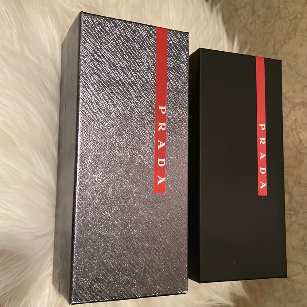 Pair of Prada sunglass/gift boxes